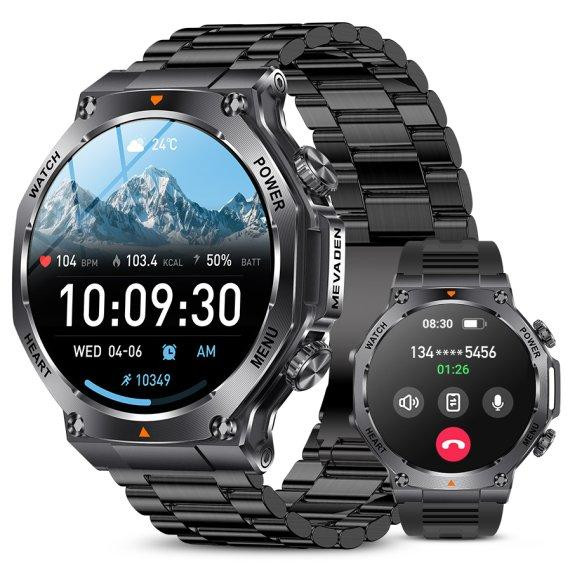 Часы умные наручные Smart Mevaden Ultra Steel (2 ремешка) Винница - изображение 1
