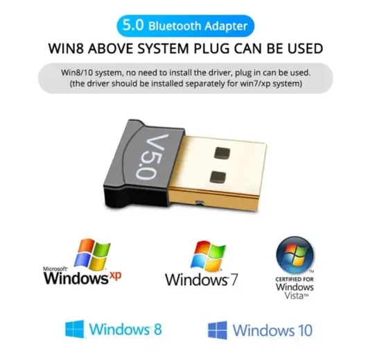 Мини Bluetooth-адаптер 5.0 для ПК с быстрой передачей данных Киев