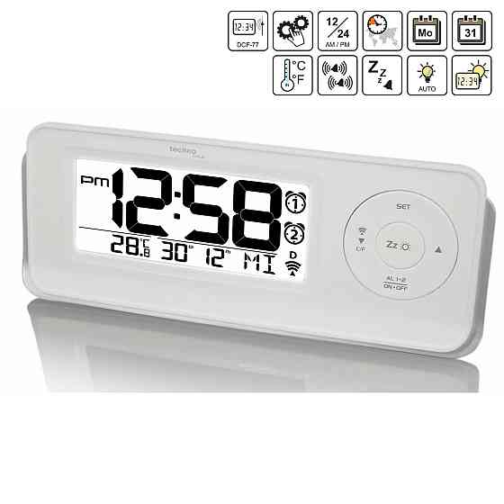 Часы настольные Technoline WT498 White (WT498) Вінниця