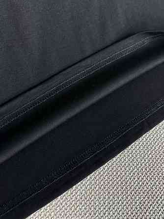 Футболка жіноча A-N 30096 базова напівоверсайз з вишивкою, чорний, one size Київ