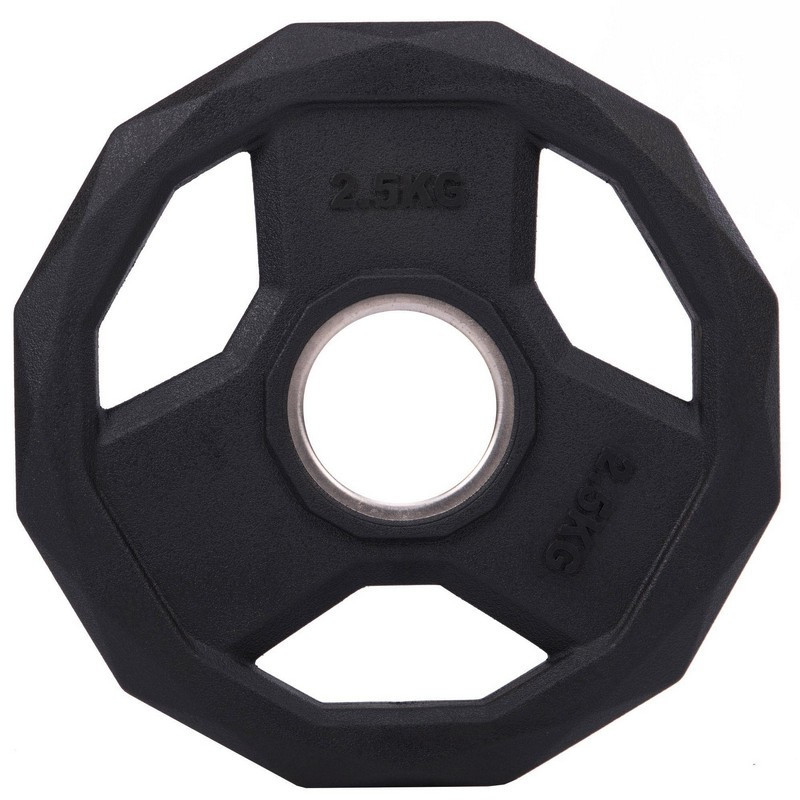 Блин (диск) полиуретановый 2.5 кг 51 мм KZ-3858-2_5 Киев - изображение 2