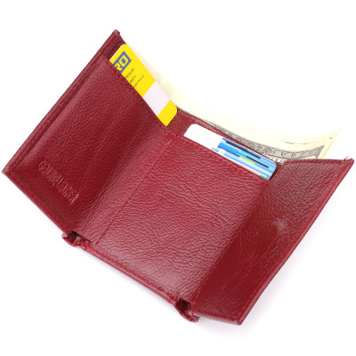 Кошелек ST Leather Из натуральной кожи Бордовый (23082) Винница - изображение 11