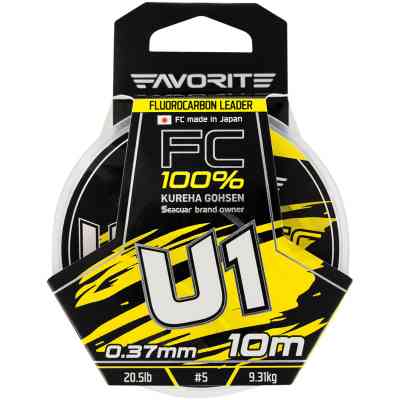 Флюорокарбон Favorite U1 FC 10m 5.0/0.37mm 20.5lb/9.31kg (1693.11.84) Вінниця