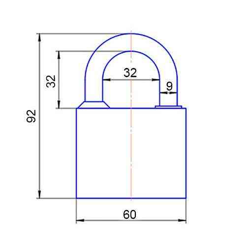 Замок навісний APECS PD-03-60 Харків