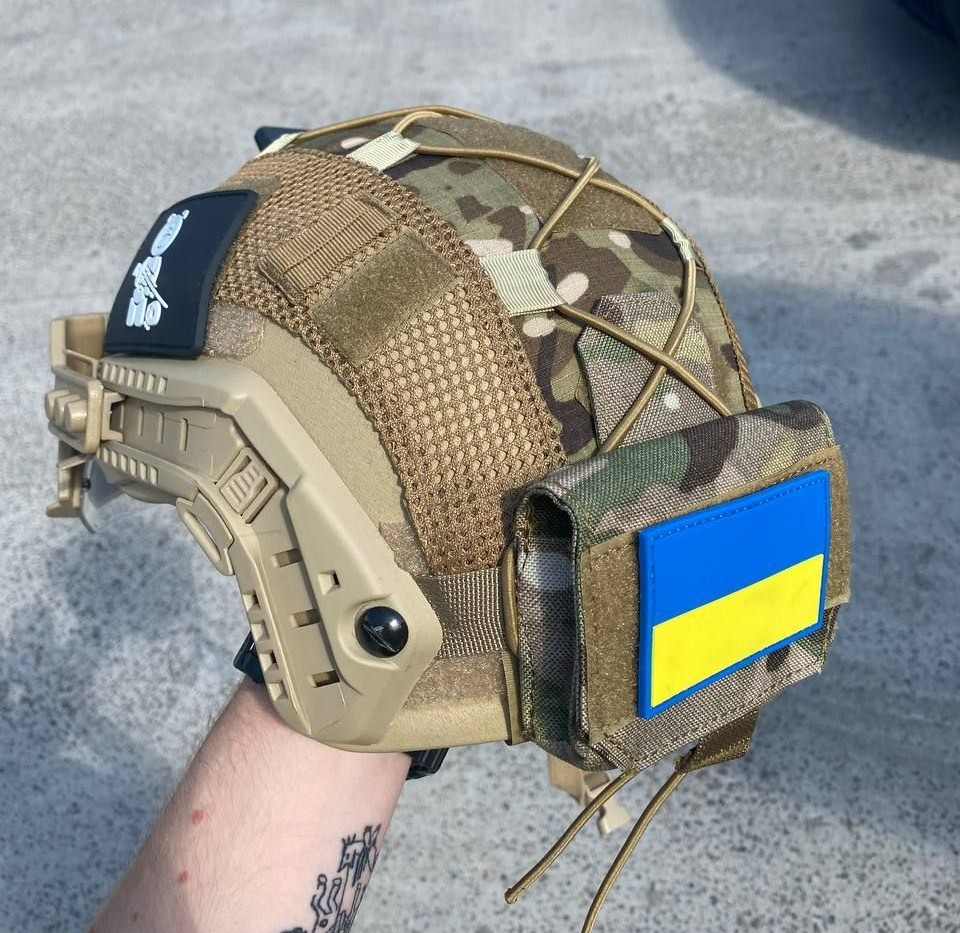 Тактичний комплект шолом Fast Team Wendy з кавером + противага + окуляри + кріплення для камери GoPro Київ - фото 5