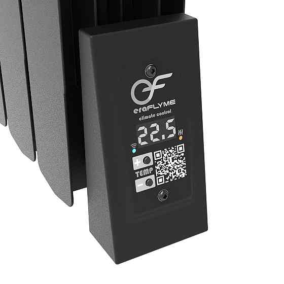 Электрорадиатор ERAFLYME SMART 10R black Киев
