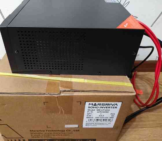 SOHO-Инвертор/UPS/ИБП Marsriva MR-UT1200 1000Вт/1200ВА 12В LiFePo4. Харків