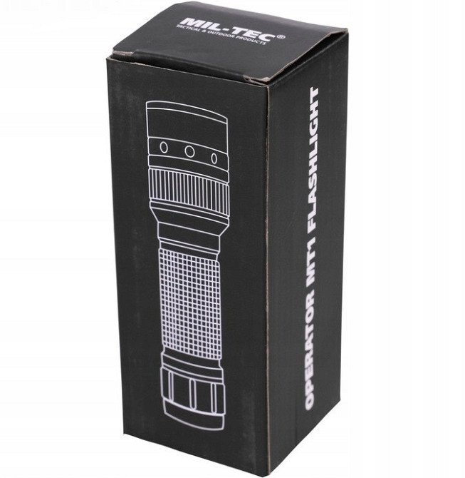 Тактичний Ліхтар 350 люмен з чохлом Mil-Tec від Sturm "Operator MT1" (15152900) Живлення 3 батарейки ААА Нововолинськ - фото 10