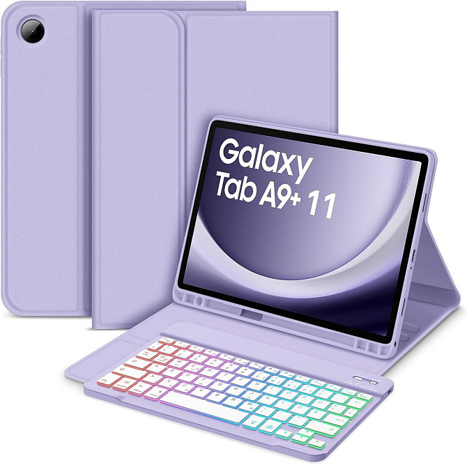 Чехол-клавиатура с подсветкой Samsung Galaxy Tab A9+/A9 Plus 2023 11 Inch SM-X210/X215/X216 Днепр - изображение 1