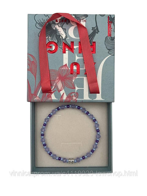 Браслеты ручной работы для девушек и женщин фиолетовое в коробке Черновцы - изображение 1