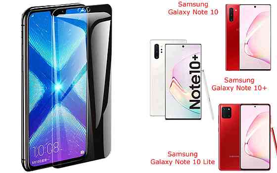 Защитное стекло NeoGlass для Samsung Galaxy Note 10, Galaxy Note 10+, Galaxy Note 10 Lite – ультрапрозрачное и Киев