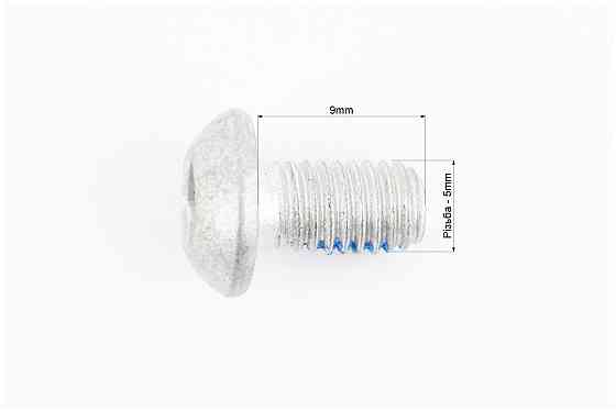 Болт гальмівного диска M5x9мм, під шестигранник 4мм, 12шт к-кт, сірий Київ
