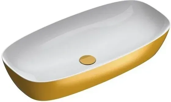 Раковина  Catalano Green Lux 80 80X40 Złoty-Biały 180Apgrlxbo Киев
