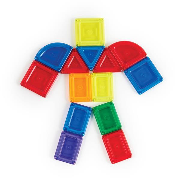 Магнітний конструктор Guidecraft PowerClix Solids, 24 деталі (G9420) Харьков - изображение 6