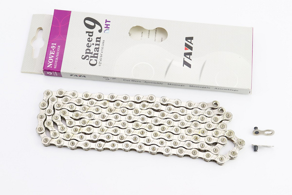 Ланцюг приводний 1/2х5/64х116L 9 швидкостей, сріблястий NOVE-91 Киев - изображение 1