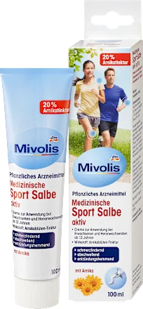 Mivolis Мазь лікувальна спортивна активна, 100 мл Німеччина Київ