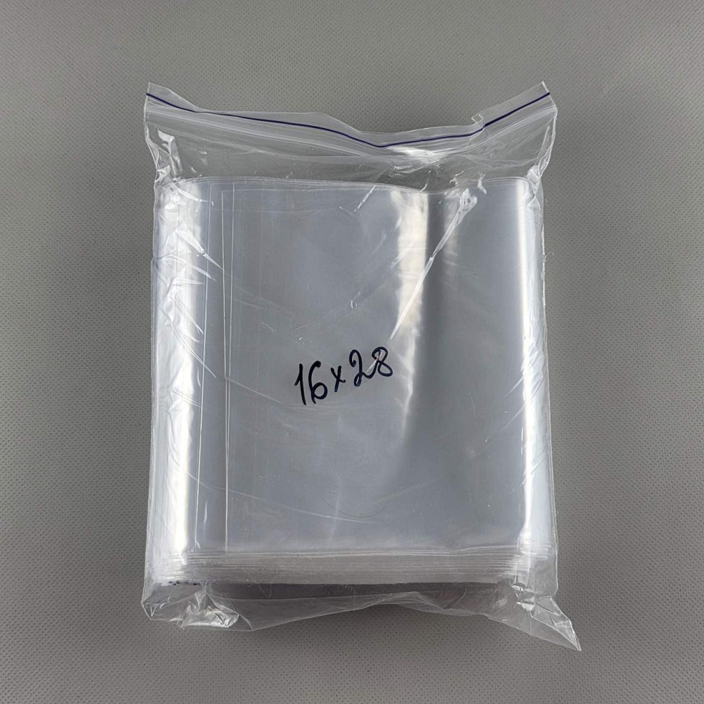 Пакет з замком zipp 16см 28см (100шт) Харків - фото 3