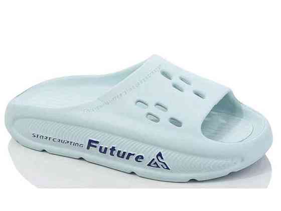 Тапочки пляжные женские р.36-41 светло-бирюзовый (8 пар) арт.DS-72 Future ТМ GIPANIS Solmir Киев