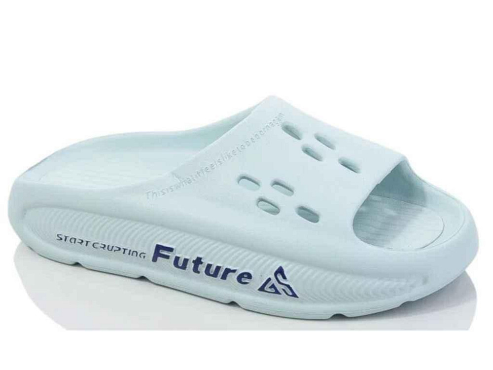 Тапочки пляжные женские р.36-41 светло-бирюзовый (8 пар) арт.DS-72 Future ТМ GIPANIS Solmir Киев - изображение 1
