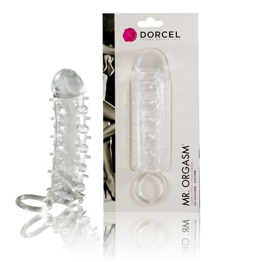 Насадка на член Dorcel Mr. Orgasm з кільцем для мошонки, ультрастимулювальний рельєф Sex Aura Київ - фото 5