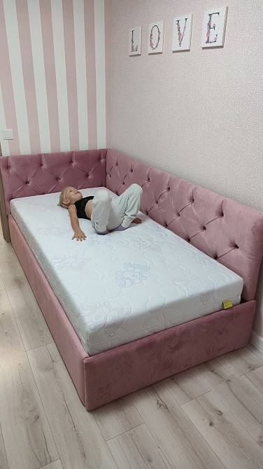 Кровать-диван DaiquiriDesign с подъемным механизмом каркас дерево 160x200 белый Киев - изображение 5