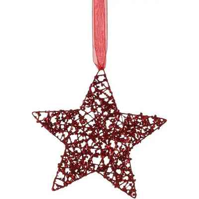 Ялинкова іграшка House Of Seasons Зірка червона 15 см (8718861627039) Вінниця