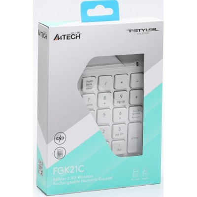 Клавиатура A4Tech FGK21C Wireless White (4711421994057) Винница - изображение 8
