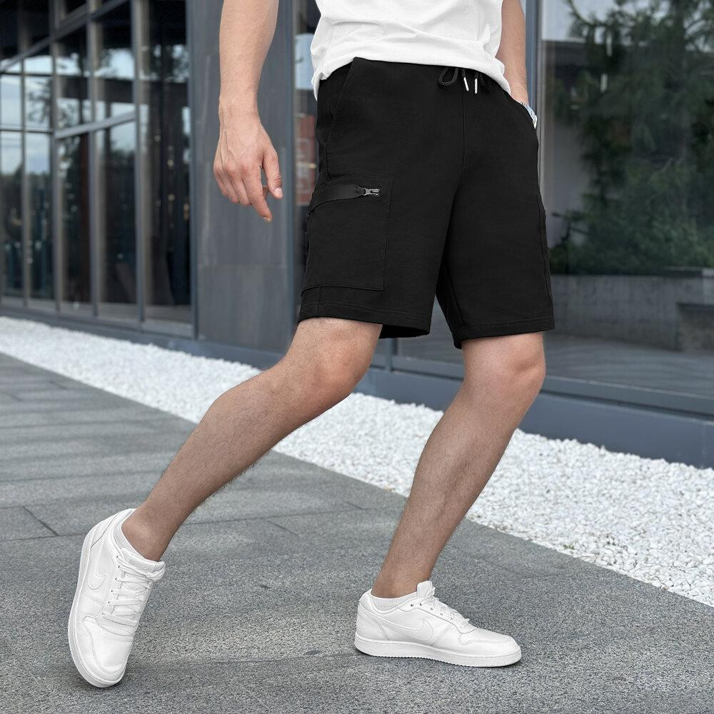 Мужские летние черные шорты Pobedov Line Киев - изображение 6