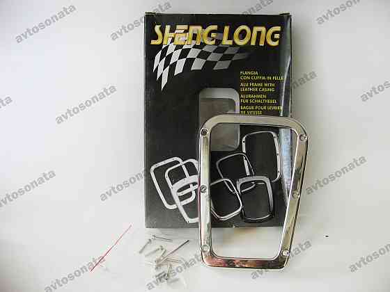 Рамка пильника КПП F-83017 алюм./хром(трапеція-2) (наб.) Вінниця