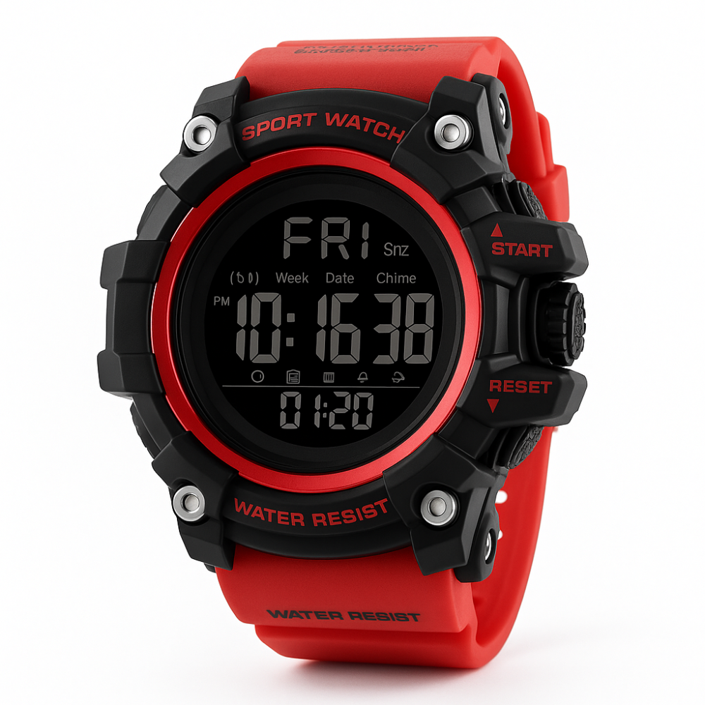 Чоловічий водостійкий спортивний тактичний наручний годинник, Водонепроникний електронний годинник CQ-87 Львів - фото 16