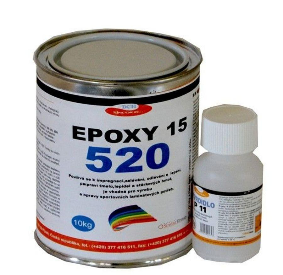 Прозрачная эпоксидная смола EPOXY-520 (Чехия) комплект 1 кг смолы + отвердитель для стекловолокна, с Житомир - изображение 1