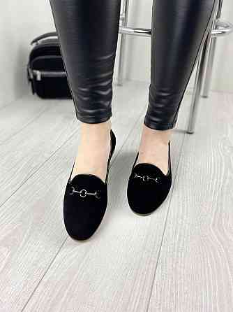 LEADER STYLE Туфлі жіночі LEADER STYLE 2967 чорні (весна-осінь, замша натуральна) (3382) Коломия