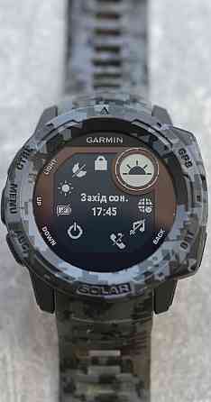 Смарт-Часи Garmin Instinct Solar camo pixel GPS Київ