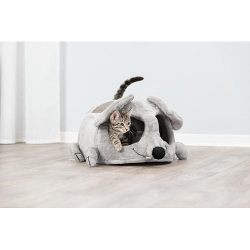 Будиночок Trixie для котів Lukas з дряпкою сірий 35х33х65 см Київ - фото 7