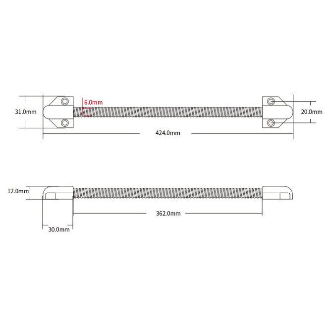 Гнучкий перехід (40см) металевий SEVEN FT-93m Київ - фото 5