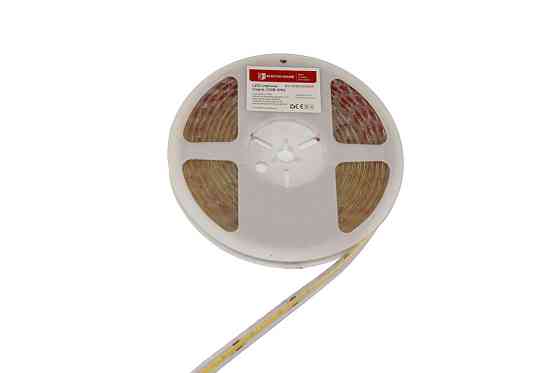 LED стрічка 10Вт 24В  COB  320 діодів холодний білий 6500К, серія COB, гарантія 3 роки Дніпро