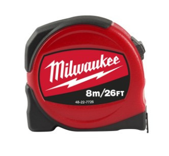 Рулетка MILWAUKEE SLIMLINE S8-26/25 8 м/16