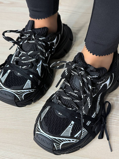 Кросівки жіночі B-lncga 1001-2 3XL шнурівка комбіновані чорні, 38, 24 см Київ - фото 15