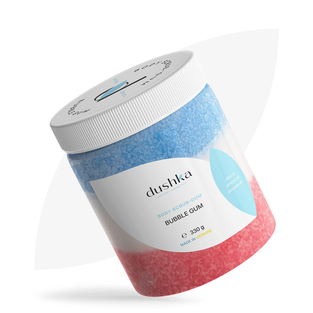 Скраб-жвачка для тела Bubble gum Dushka 330 г Киев - изображение 1