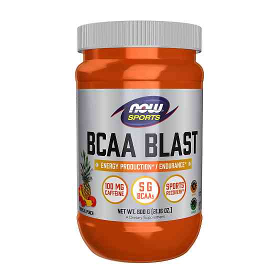 Аминокислоты Now Foods BCAA Blast Powder - 600g (Tropical Punch) Луцк