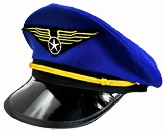 Фуражка Пілота, Льотчика, штурмана, командира борту СИНЯ регул. р-р 52-58 Київ