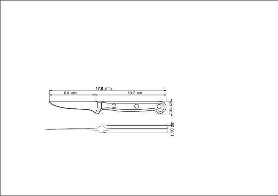 Нож для очистки кожуры TRAMONTINA CENTURY, 76 мм (5987775) Киев