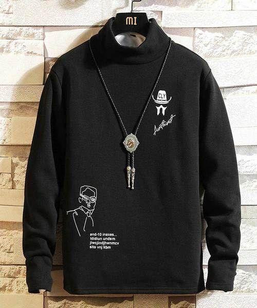 Світшот чорний чоловічий з принтом 2711524650 розмір 46 Дніпро - фото 2