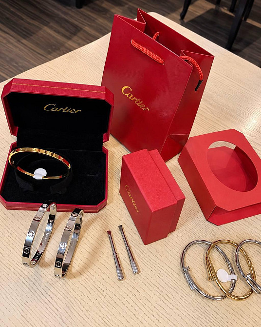 Cartier Love браслет с отверткой в нежном розовом золоте | Без цирконов | Очень стильный, идеально на каждый день Одесса - изображение 13