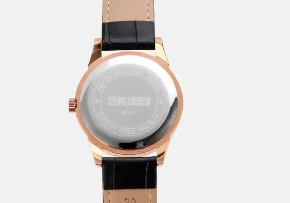 Часы мужские классические Skmei 9261 Черный с золотым Винница - изображение 7