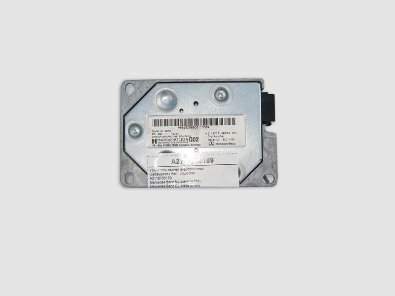 Mercedes-Benz  A2118705189 Підсилювач сабвуфера задньої полиці Harman/Becker ML W164 GL X164 E-Class W211 W212 CLS C218 C219 GLK X204 Одесса - изображение 3
