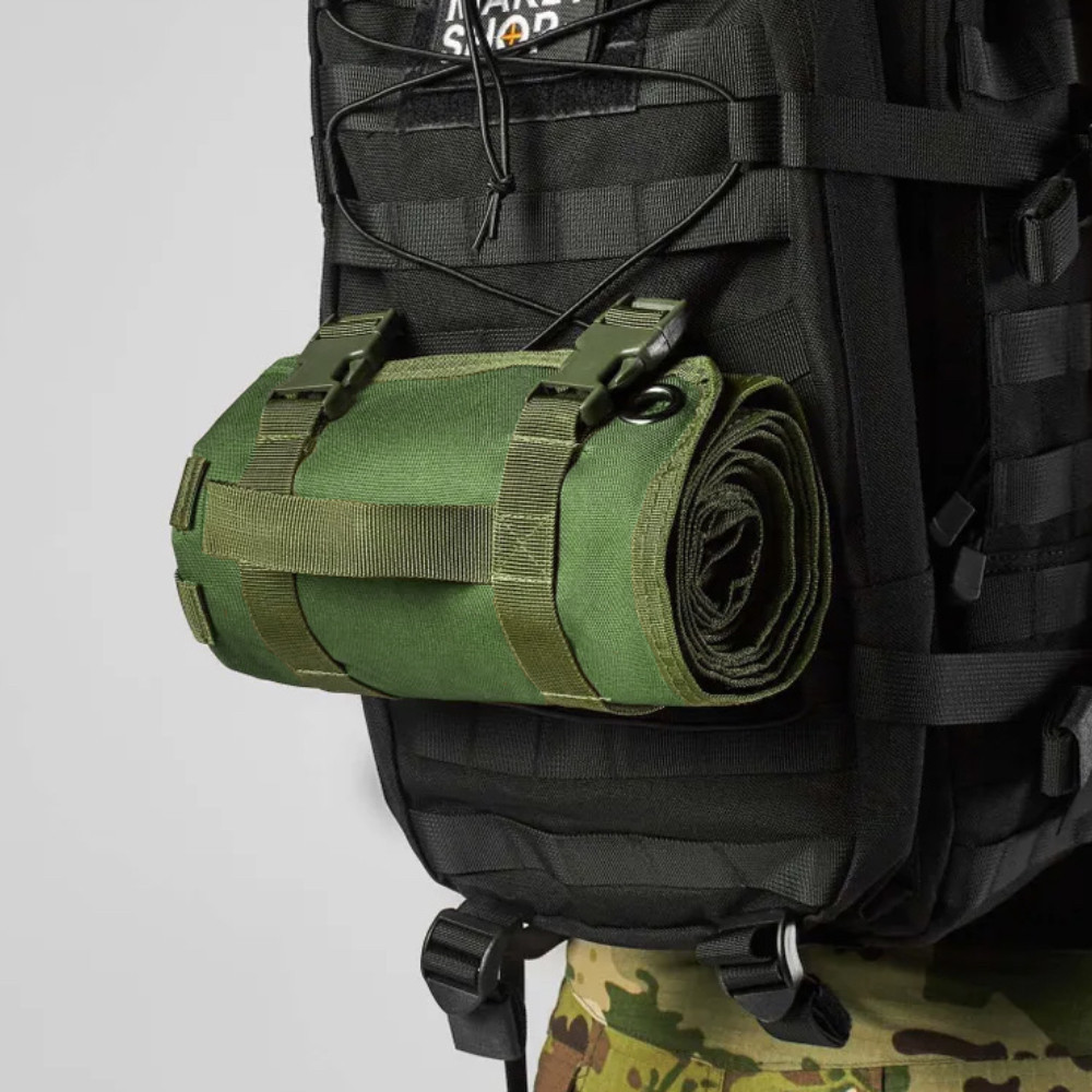 Тактичний килимок для стрільби 200х70 см Хаки SBR Київ - фото 2