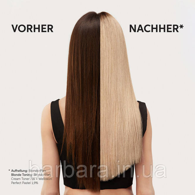 /16 Тонирующий Крем-тонер BlondorPlex Cream Toner Wella /16 Lightest Pearl Киев - изображение 3