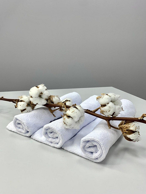 Серветка махрова Ideal Textile 30х50 см 450 г/м2 біла (56860695) Чернівці - фото 8