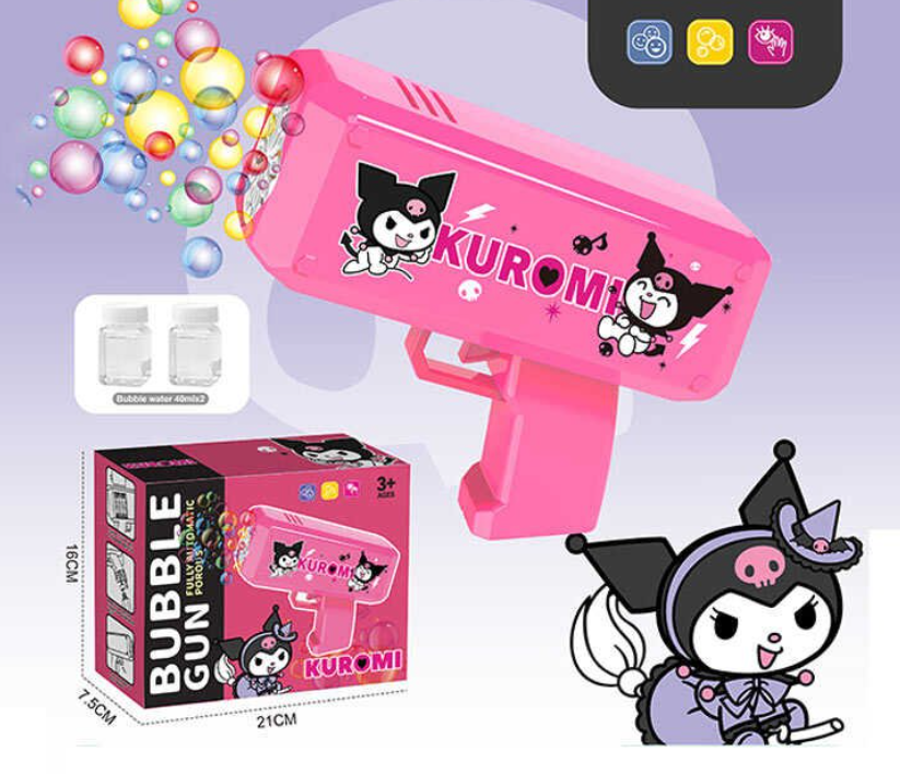 Пістолет з мильними бульбашками Рожевий (889-8) Чернигов - изображение 1
